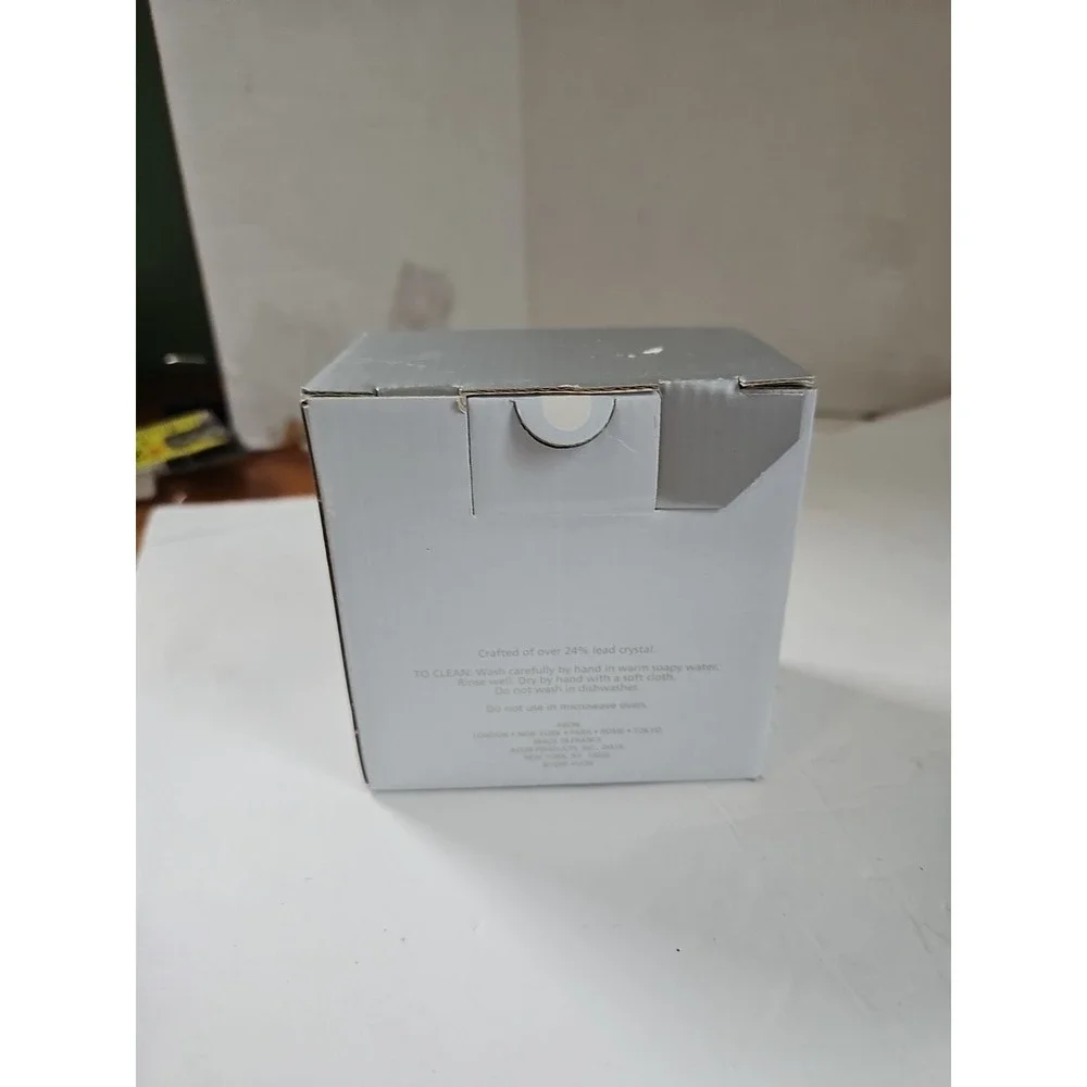 NEW Avon 1999 Perceive 24% Lead CRYSTAL KEEPSAKE Trinket Box‎ VINTAGE New In Box
